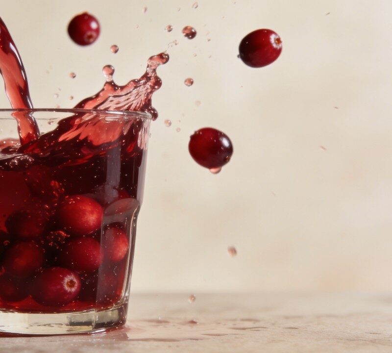 El jugo de arándano rojo: