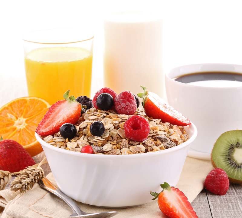 La importancia de desayunar