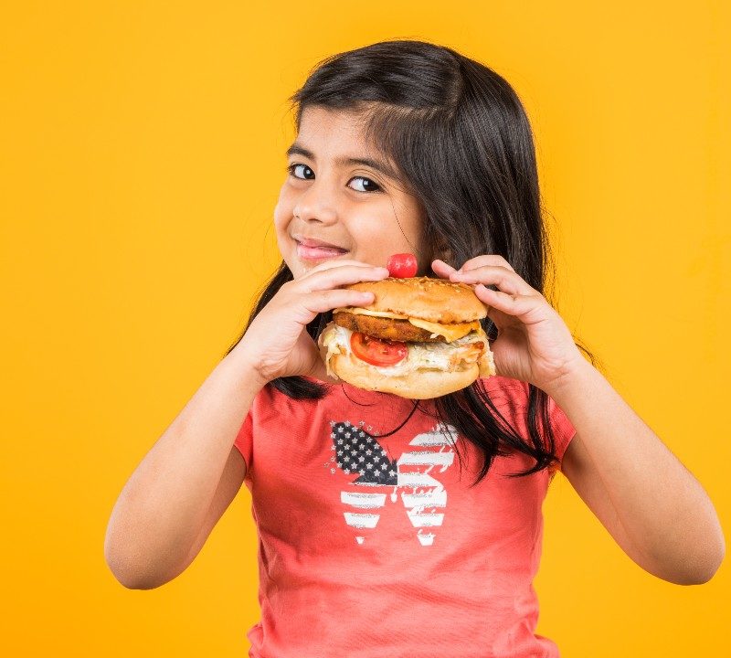 Opciones saludables de comida rápida para los niños