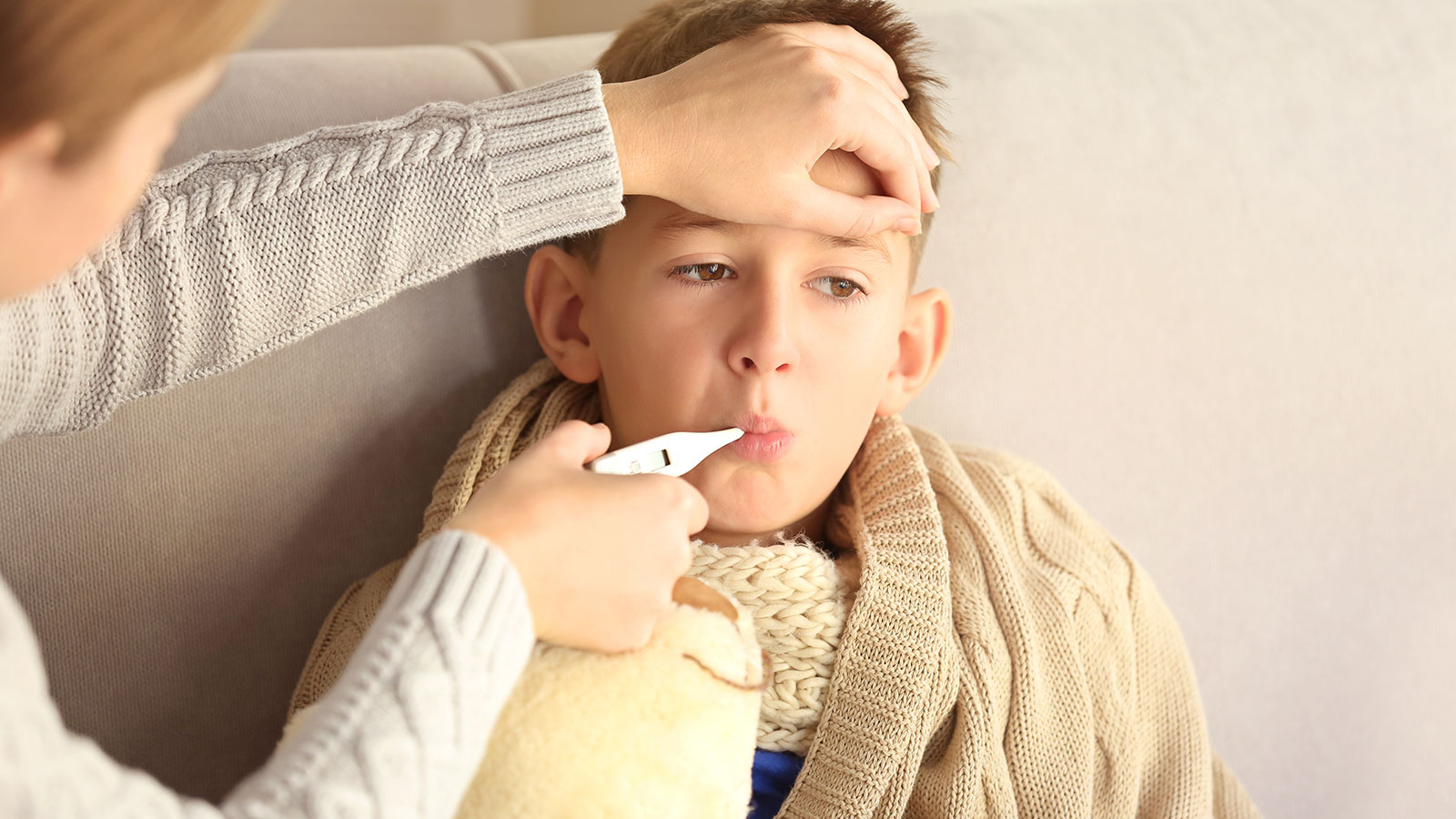 Cómo aliviar los síntomas de la gripe en los niños