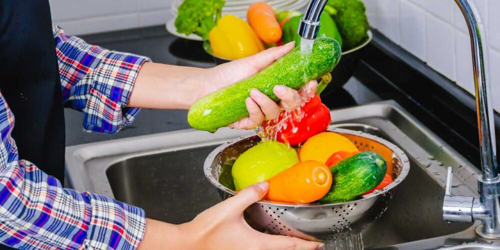 Recomendaciones para limpiar las frutas y los vegetales