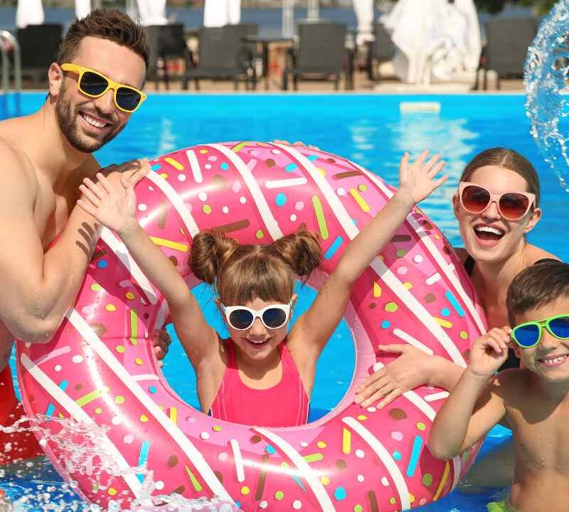 ¡Piscina / alberca segura y divertida para toda la familia!