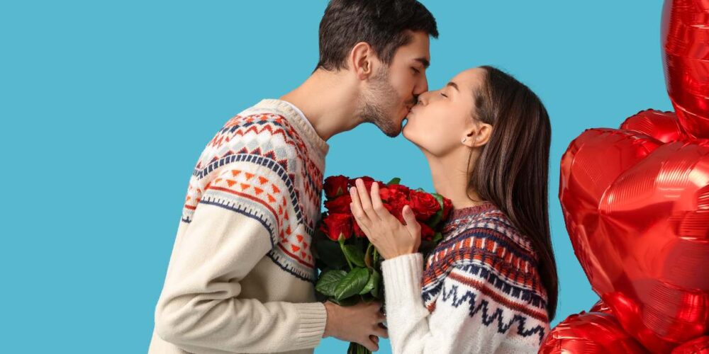 Ilustración de un abrazo que simboliza la oxitocina en el amor y el bienestar.