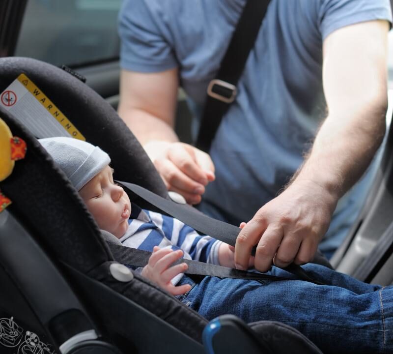 Sillas de seguridad para auto: instalación correcta en el asiento trasero