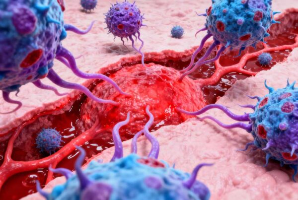 representación del sistema inmunitario atacando el propio cuerpo