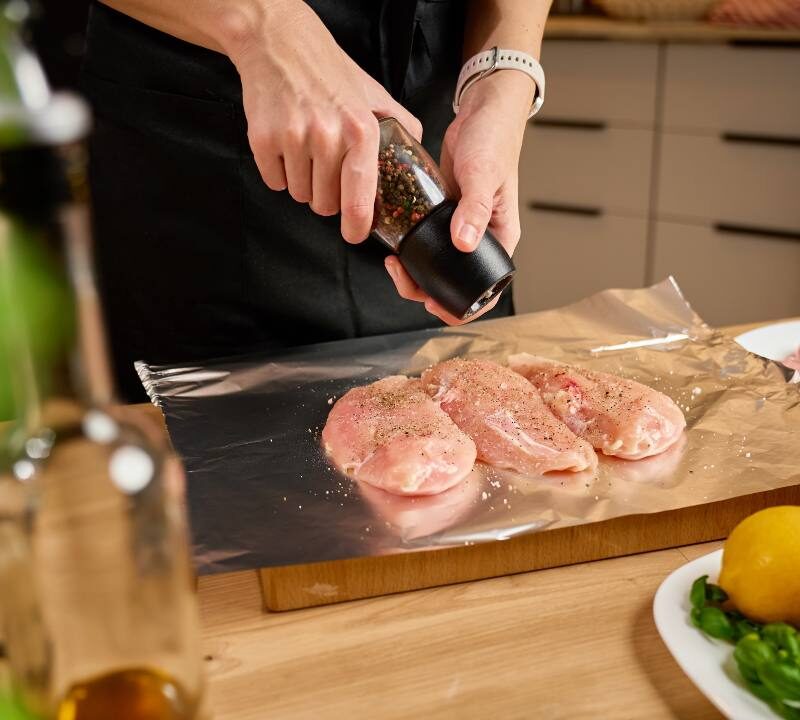 Uso correcto del papel de aluminio y film en la cocina