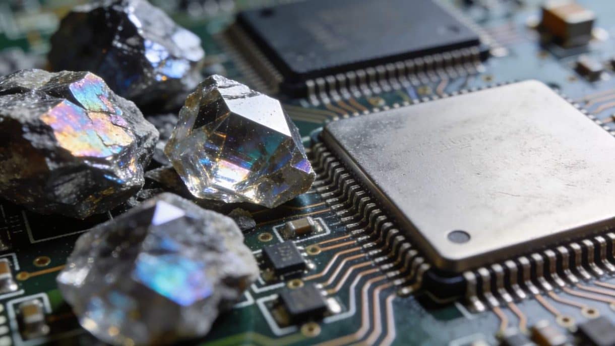 Minerales de tierras raras utilizados en tecnología moderna