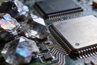 Minerales de tierras raras utilizados en tecnología moderna